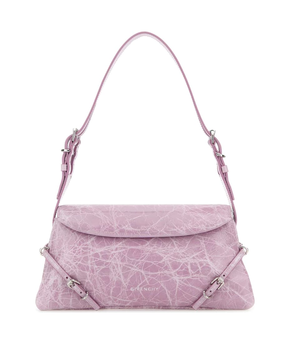 【関税&送料込】Givenchy Lilac Leather Ptit Voyou Shoulder B Givenchy Lilac Leather Pâ Tit Voyou Shoulder Bag | italist