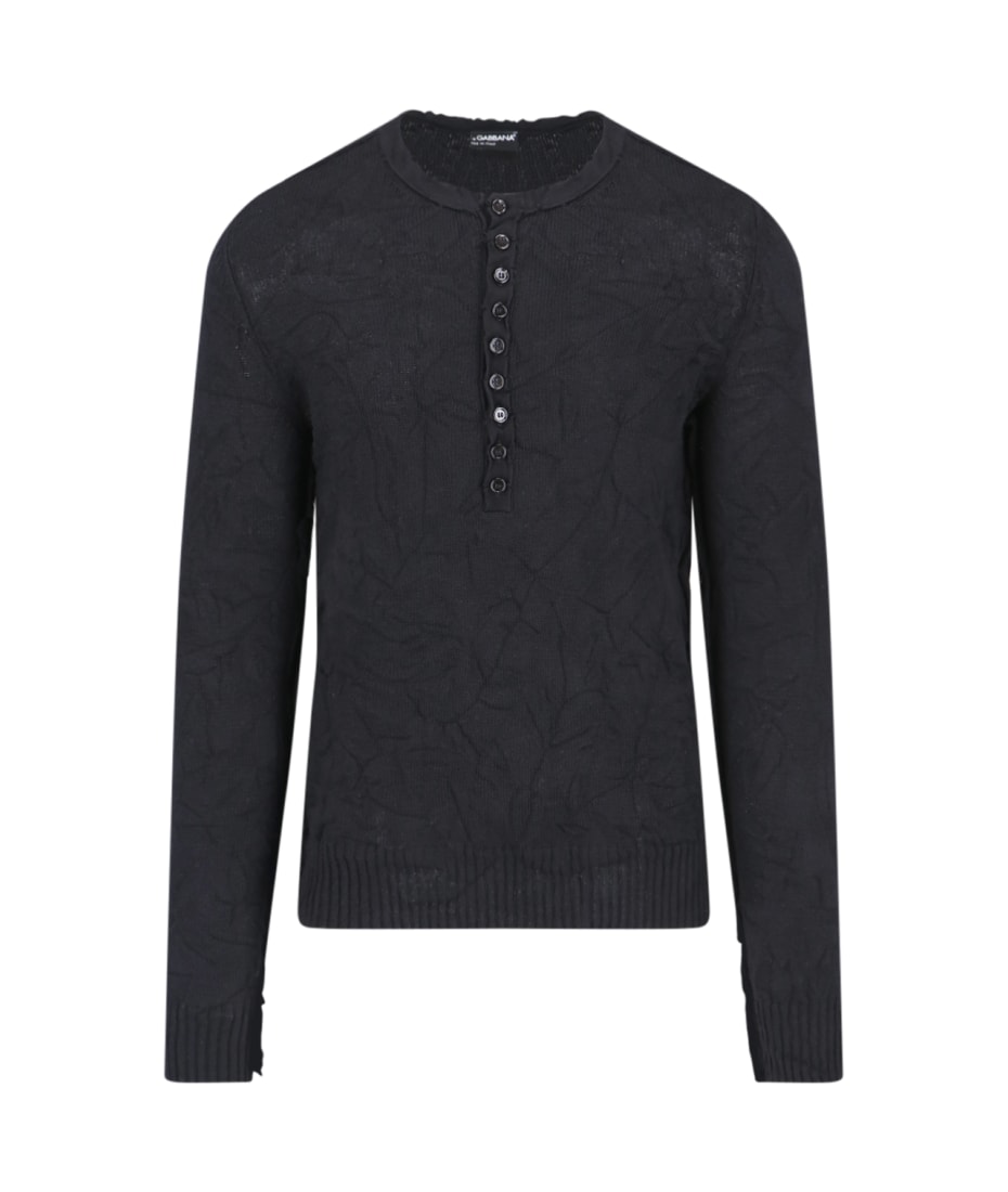 【送料&関税込】Dolce & Gabbana Black Wool Blend Sweater Dolce & Gabbana Black Wool Blend Sweater | italist