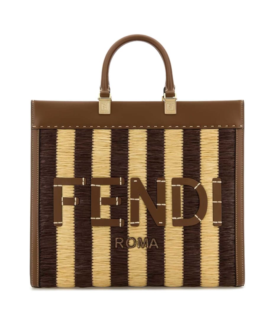 【関税&送料込】Fendi Rafia Medium Sunshine Shopping Bag Fendi Rafia Medium Sunshine Shopping Bag | italist