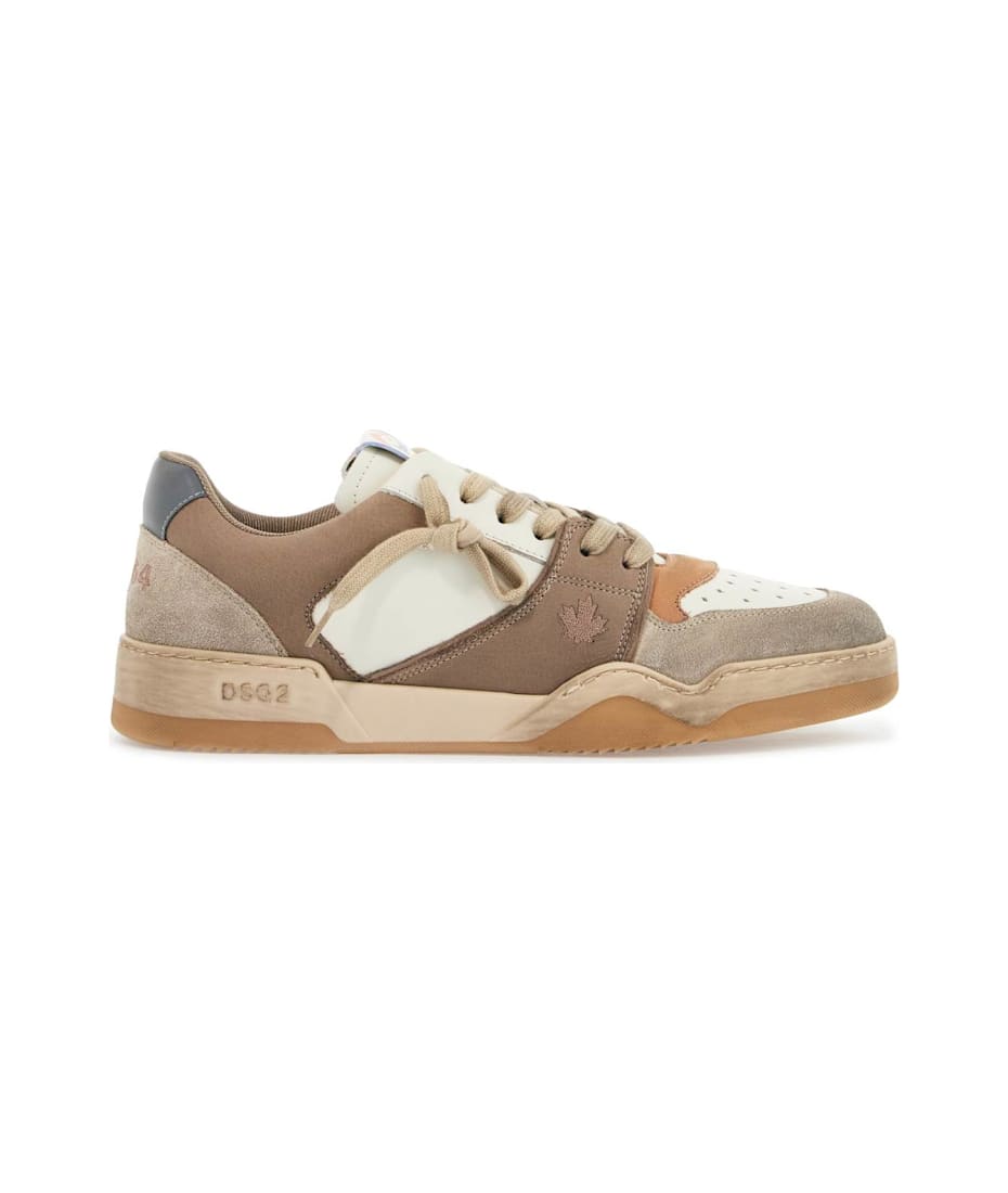 スニーカー D SQUARED2 SPIKER SNEAKERS IN LEATHER AND SUEDE Spiker Sneakers