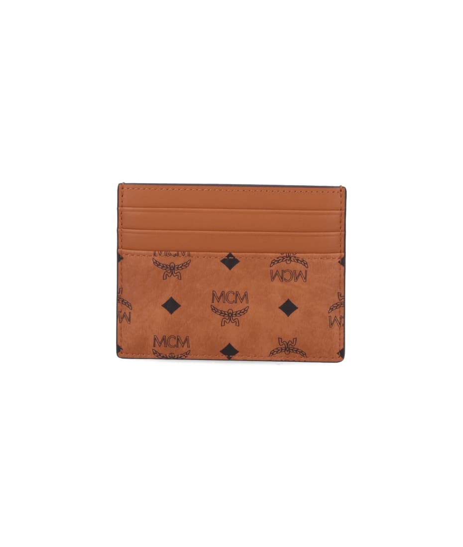 MCM Small Pink Wallet Orange Interior Saffiano Leather - A World Of Goods  For You, LLC