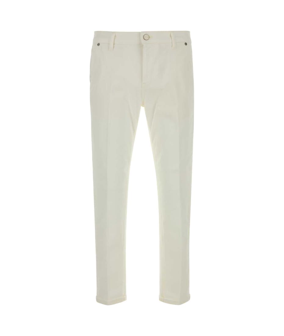 PT Torino White Stretch Denim Jeans | italist