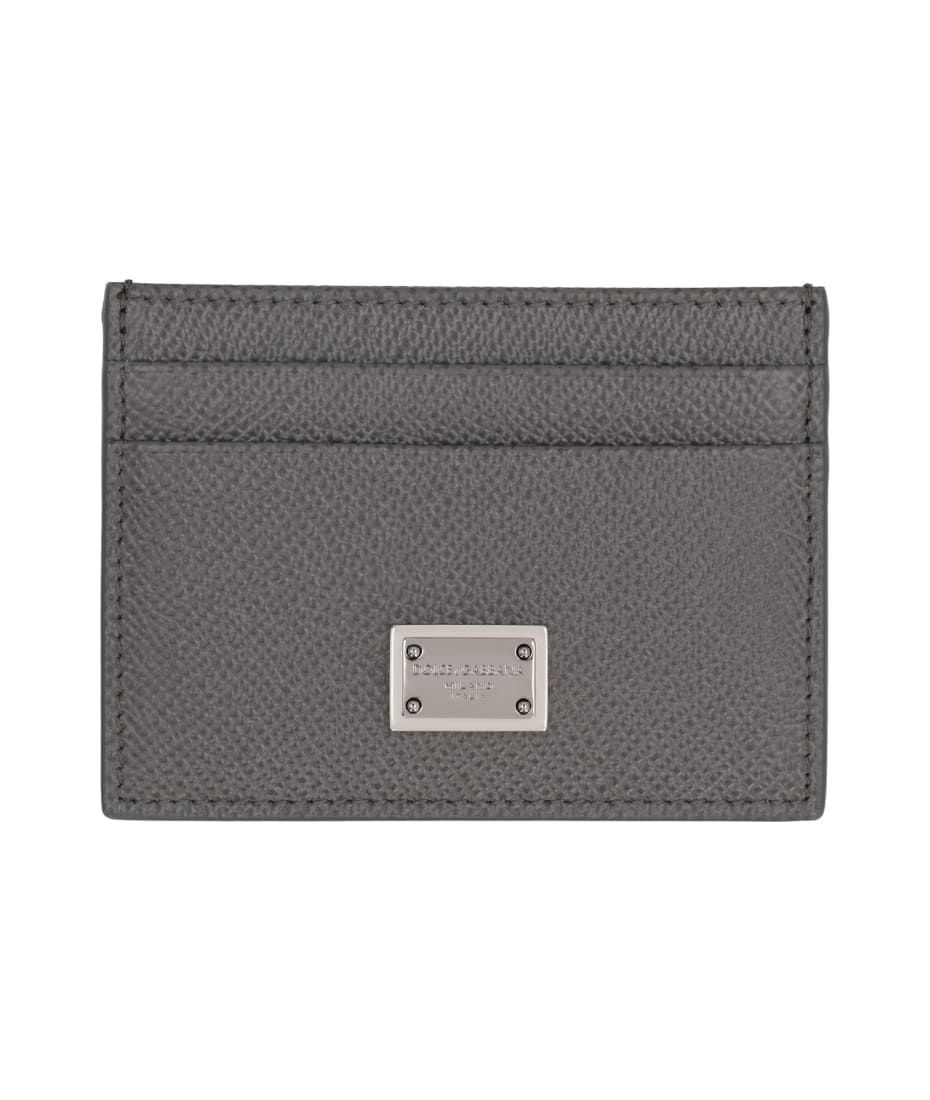 Dolce & Gabbana Dauphine logo-plaque cardholder