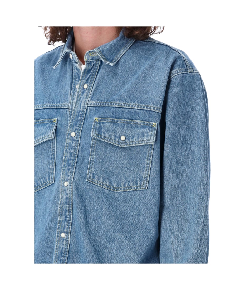 Stussy Boxy Western Denim Shirt | italist