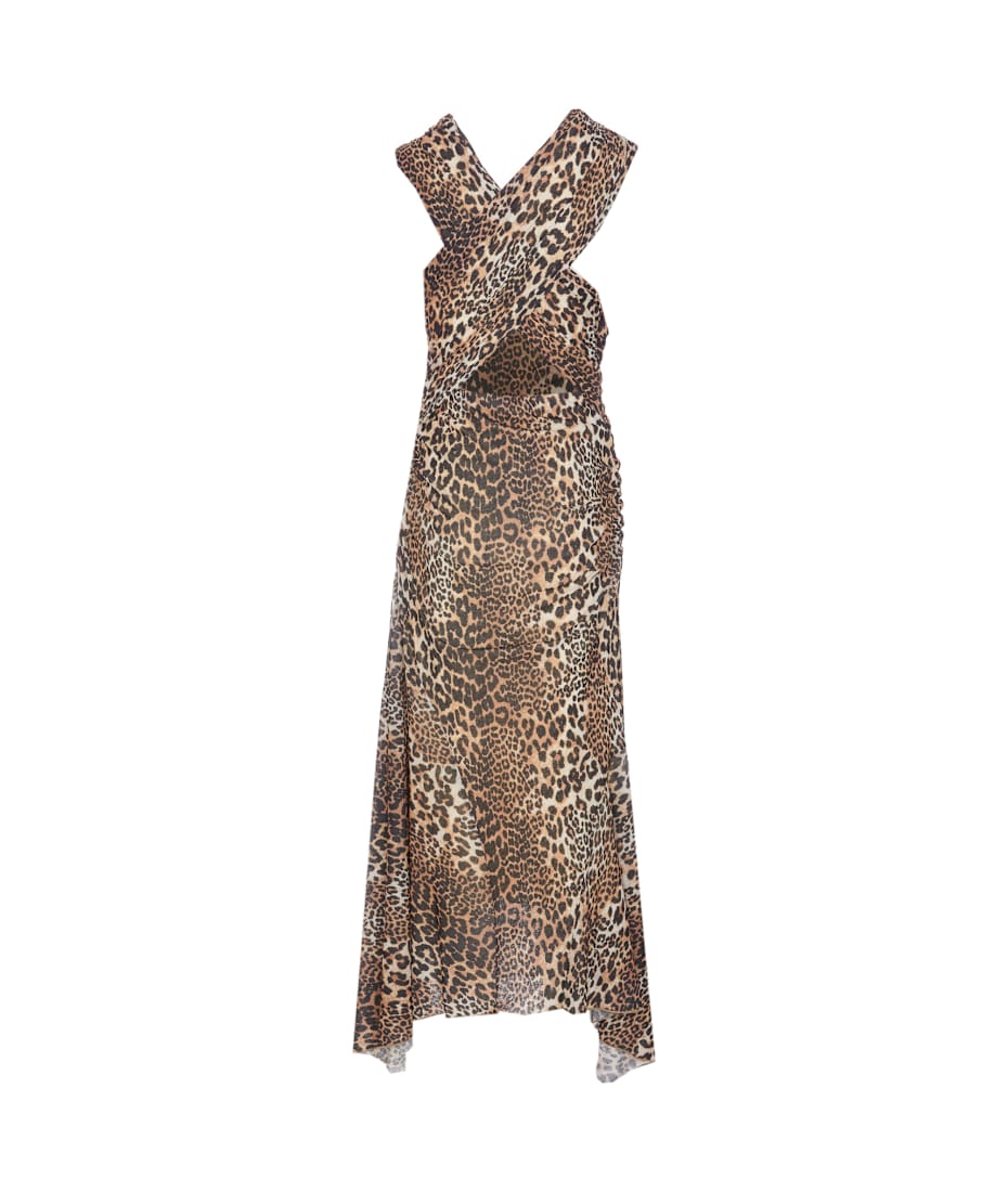 metallic silver maxi dress Ruffled Silver Metallic Jacquard Long Dress – John Paul Ataker