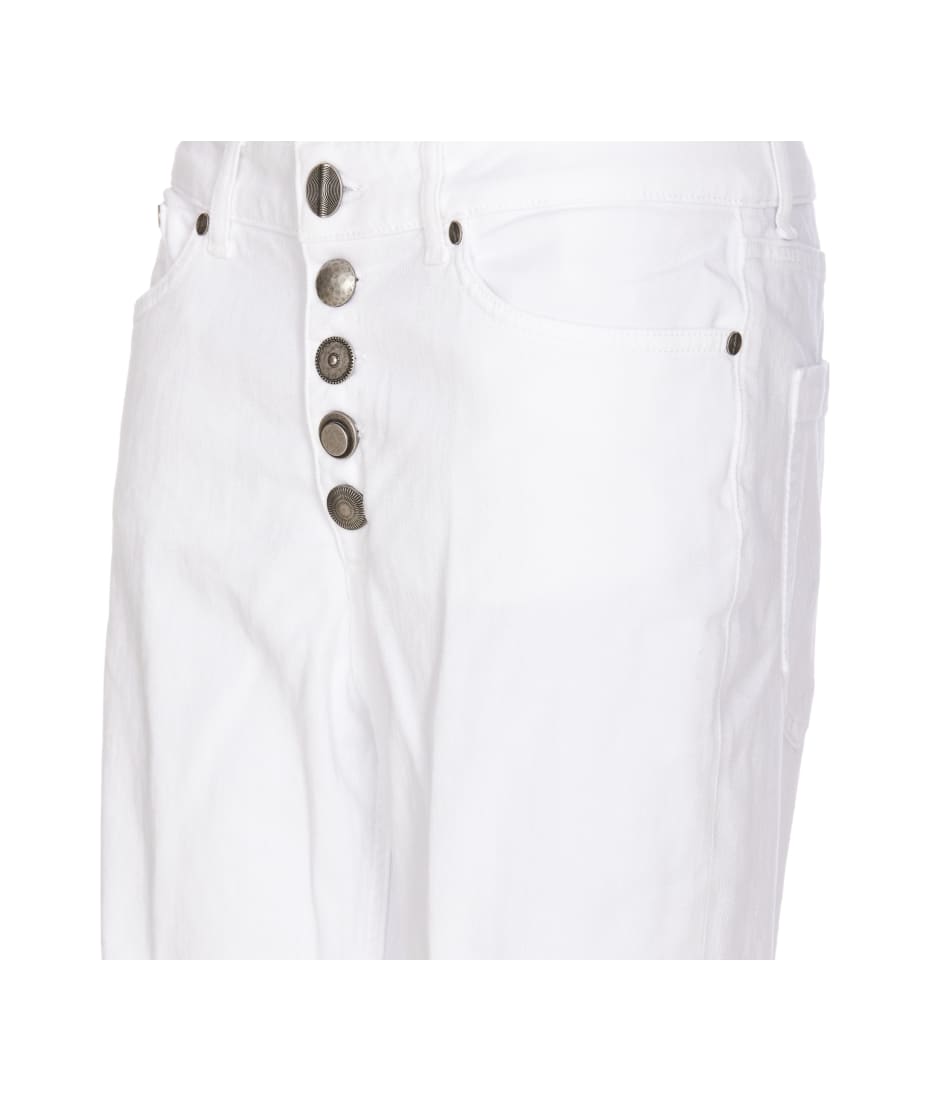 【関税&送料込】Dondup Jeans White DONDUP | Jeans white stretch cotton | MODEMOUR ♥