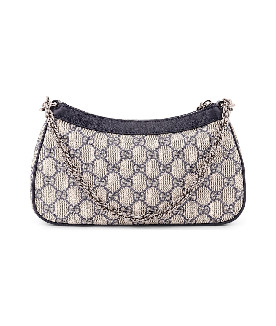 【関税&送料込】Gucci Gg Supreme Fabric And Leather Ophidia Gucci - Ophidia GG supreme fabric tote bag Beige - The Corner