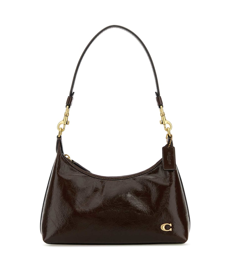 Coach Brown Leather Juliet Shoulder Bag | italist Coach Brown Leather Juliet Shoulder Bag | italist