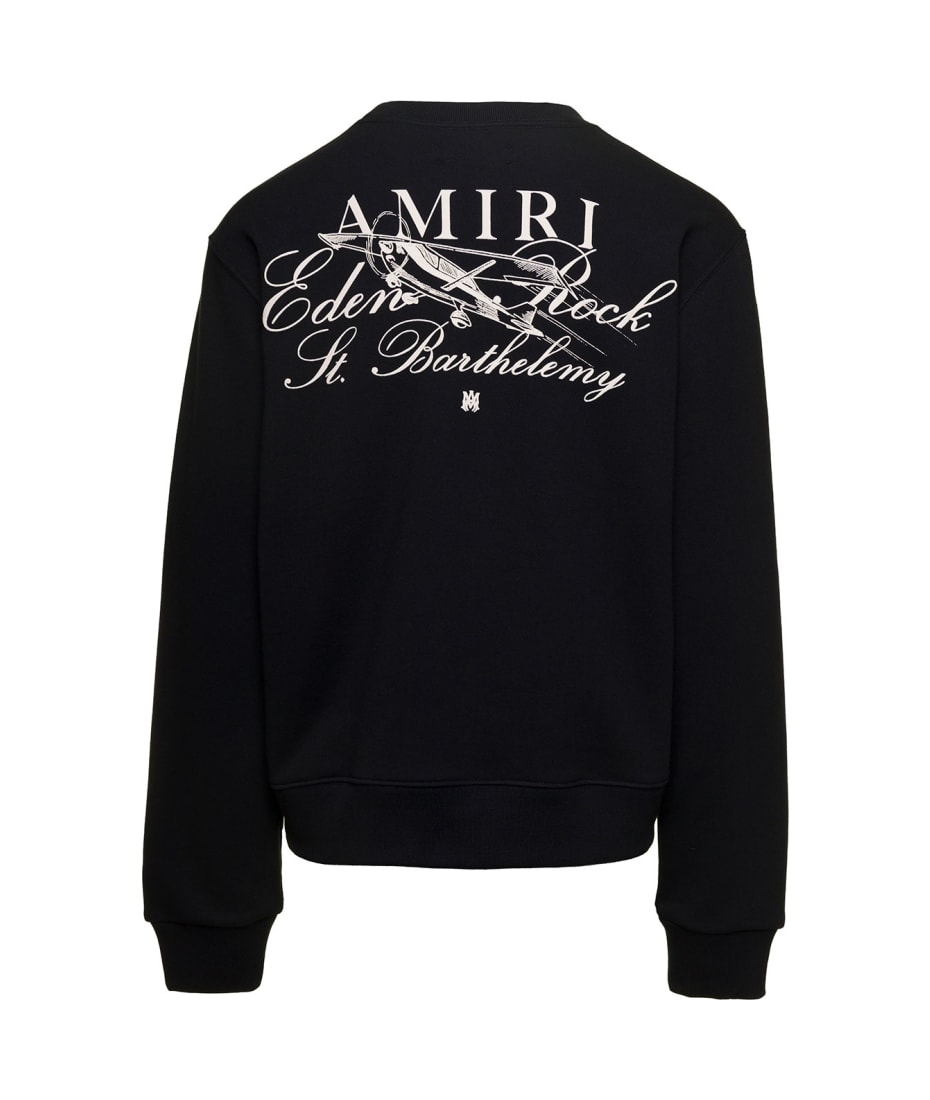Amiri スクリプトロゴ刺繍 クルーネックスウェット ブラック Buy Amiri Script Logo Crew 'Black' - PF23MJL008 001 BLAC