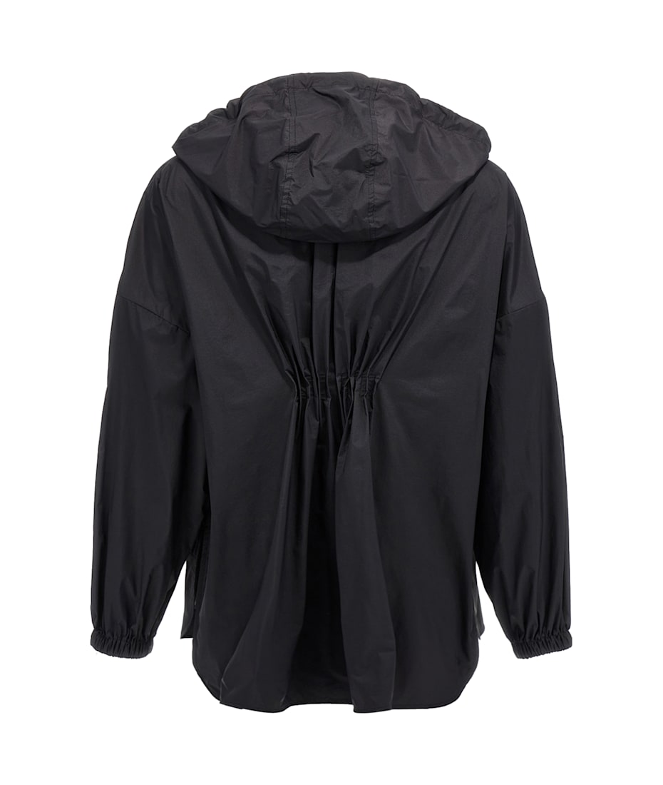 アウターその他 MONCLER Ruffled windbreaker Black Moncler Ruffled Windbreaker | italist