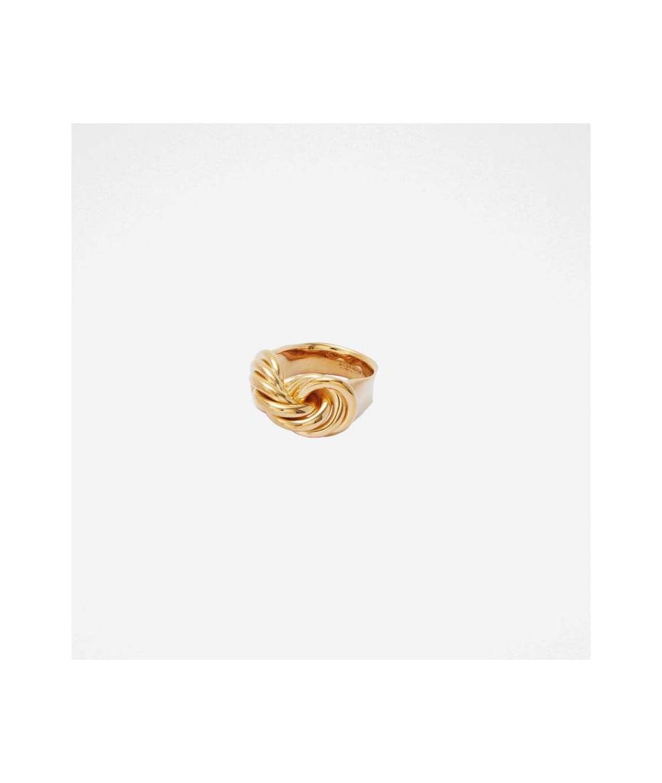 Jil Sander Brass Ring With Braided Detail | italist, ALWAYS