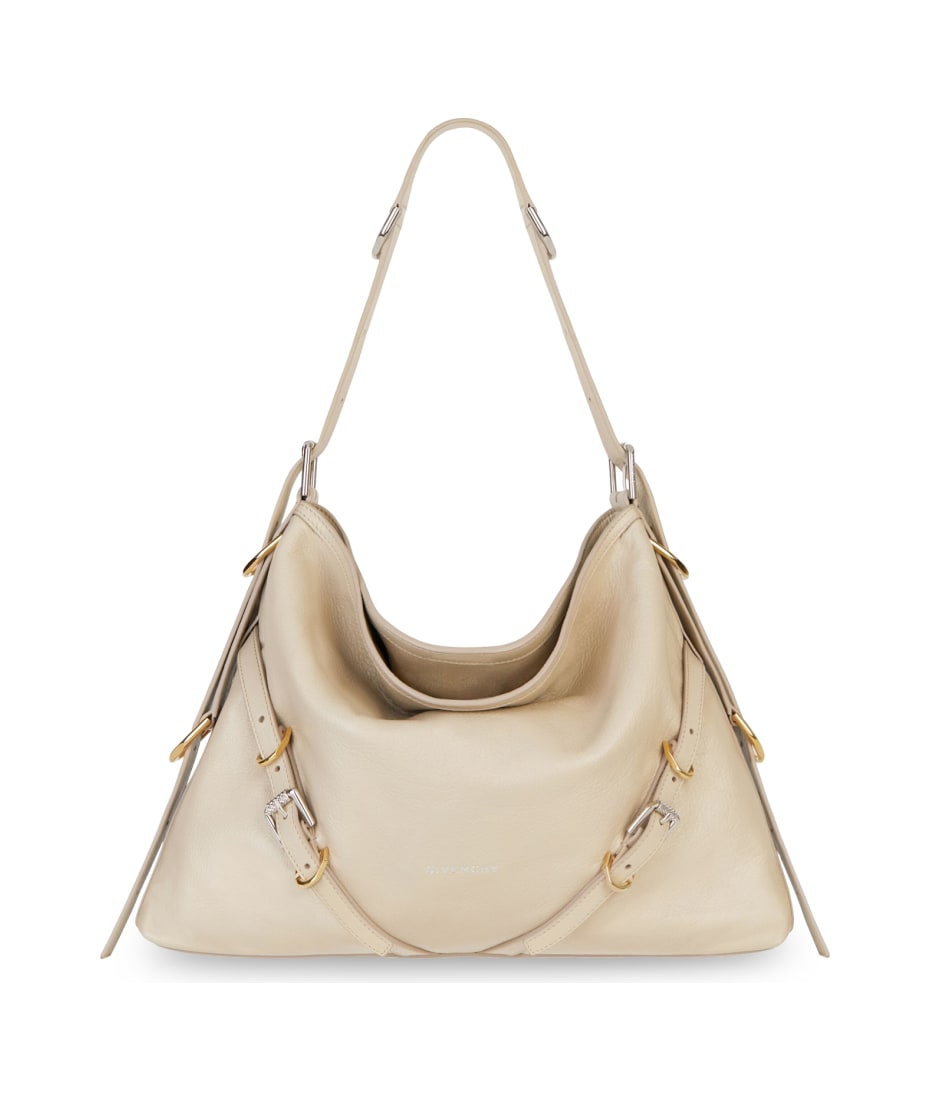 VIP【送料無料・関税込み】Givenchy Voyou Shoulder Bag Givenchy Medium Voyou Bag in Leather with Multi-Buckles