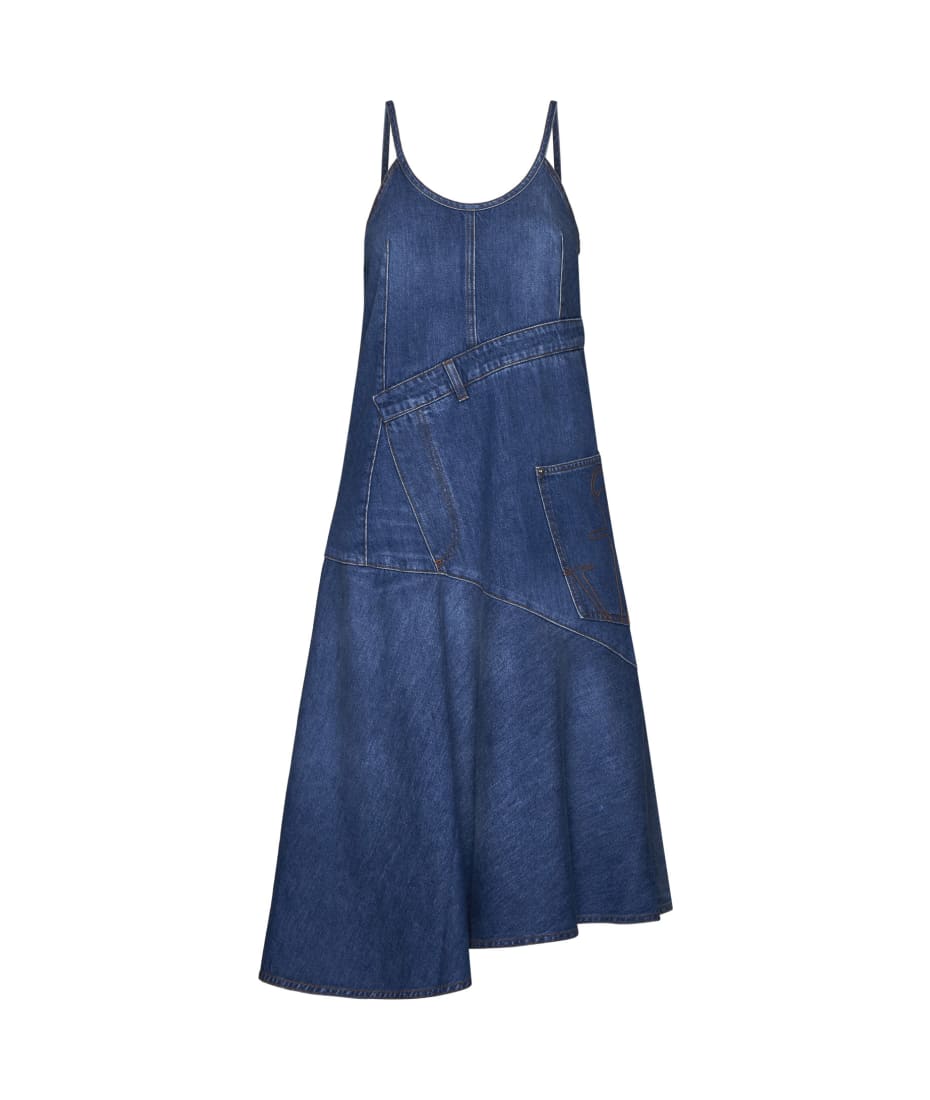 【送料&関税込】J.W. Anderson Blue Cotton Dress J.W. Anderson Blue Cotton Dress | italist
