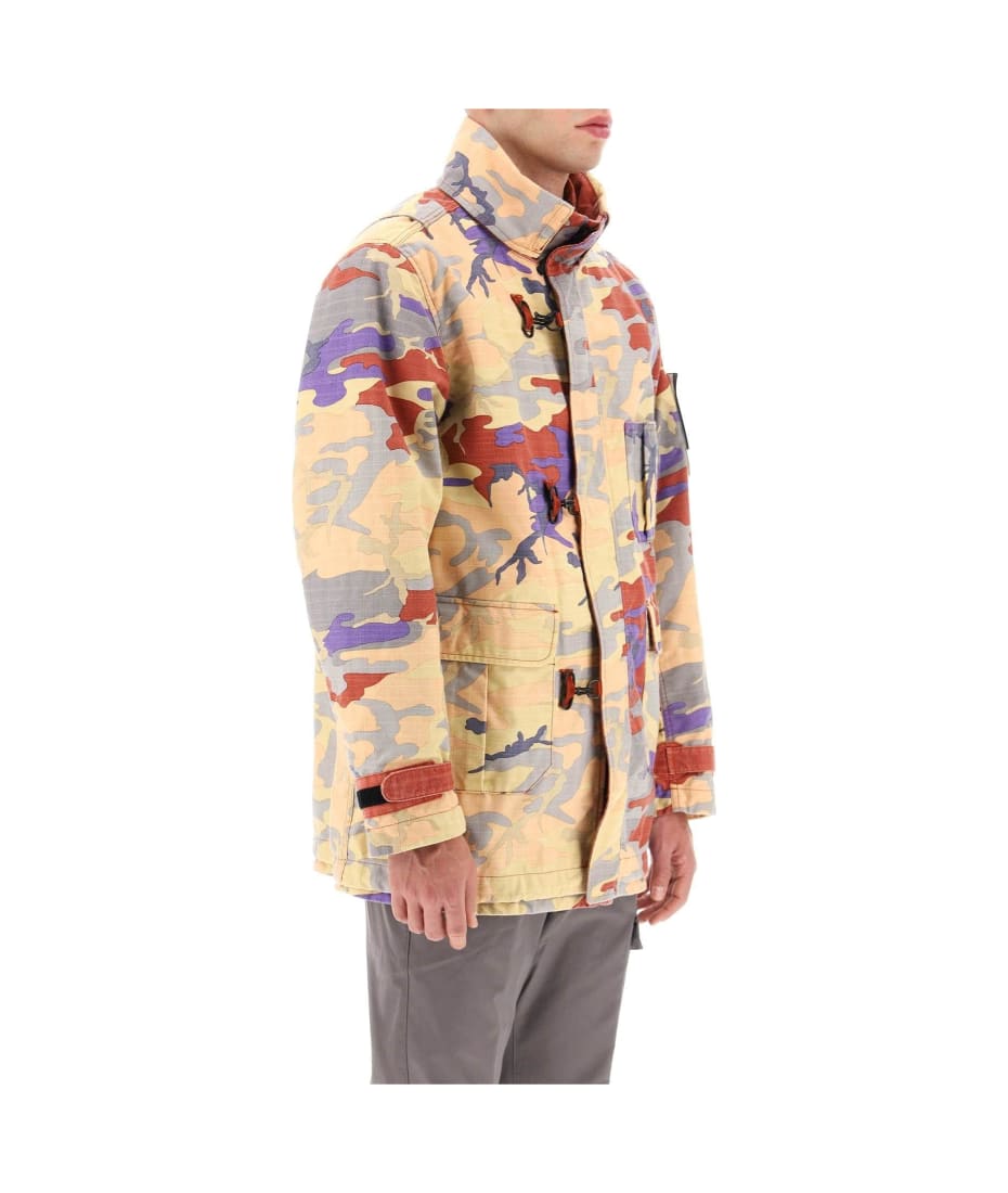 S.i. Heritage Camo Ripstop Nylon Watro Jacket Stone Island