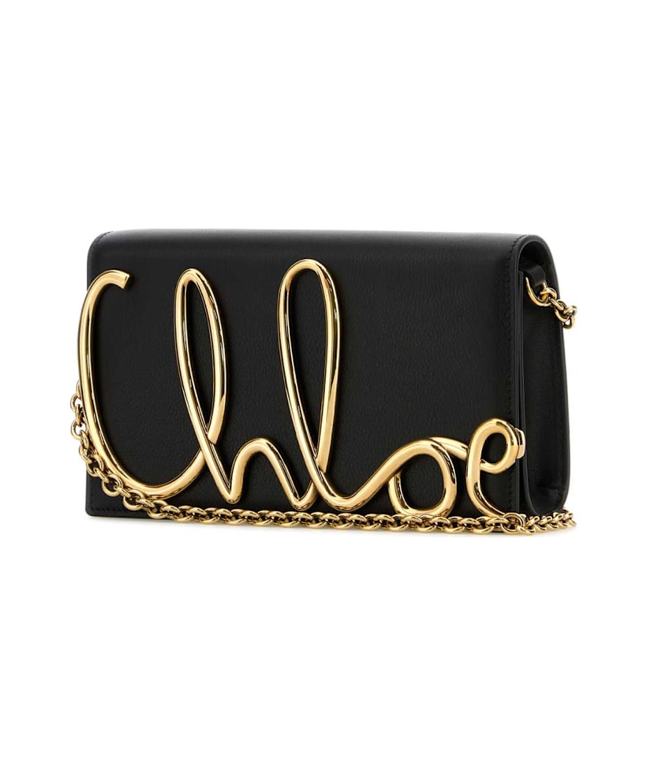 Chloe black clutch sale