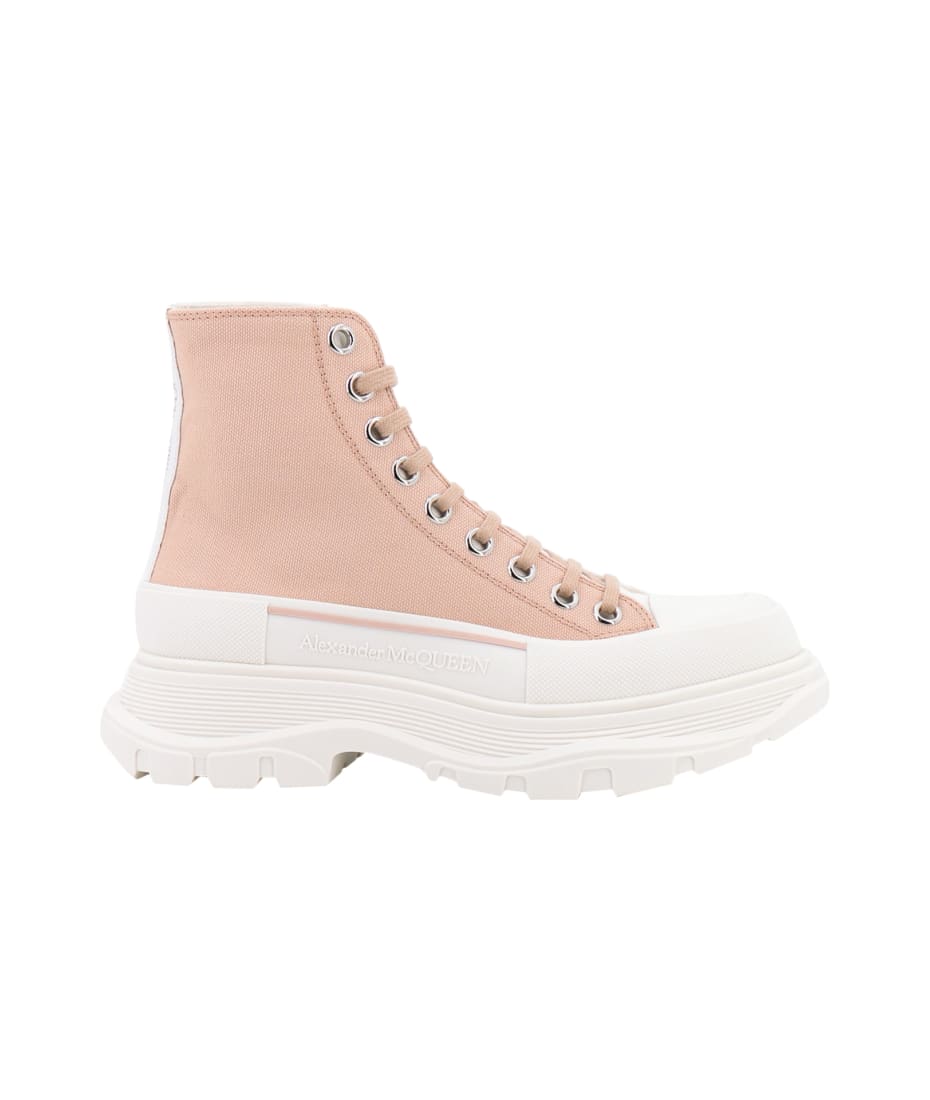 スニーカー ALEXANDER MCQUEEN Pastel Pink Leather Tread Slick Sneakers Alexander McQueen Tread Slick Sneakers | italist