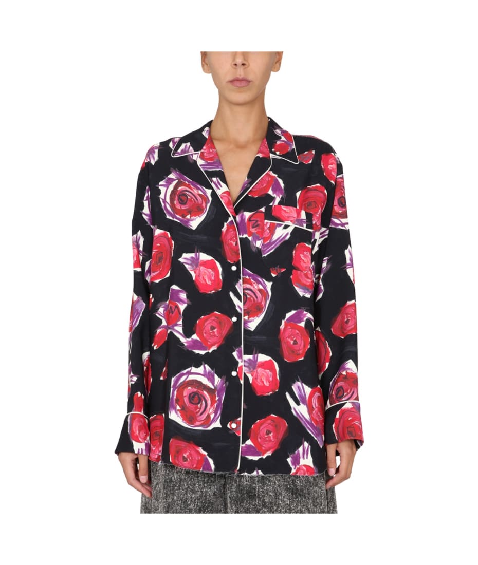 Marni Floral Print Shirt | italist
