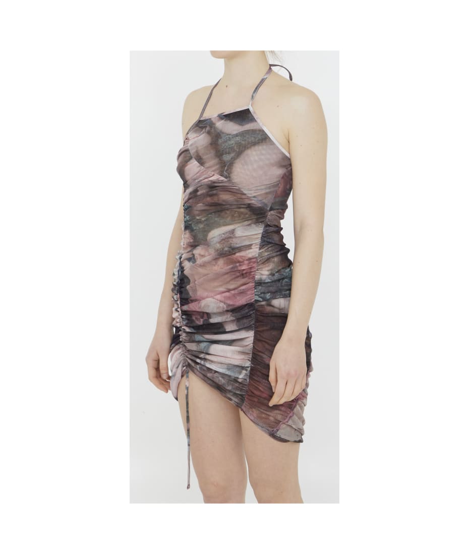 Balmain Pastel-print Tulle Dress | italist