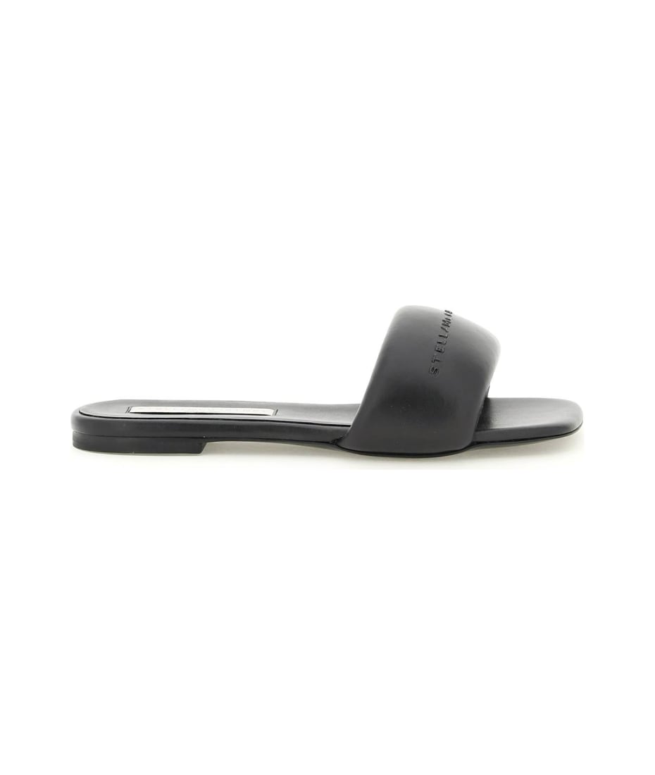 【送料&関税込】Stella McCartney Padded Faux Leather Slides Stella McCartney Padded Faux Leather Slides | italist