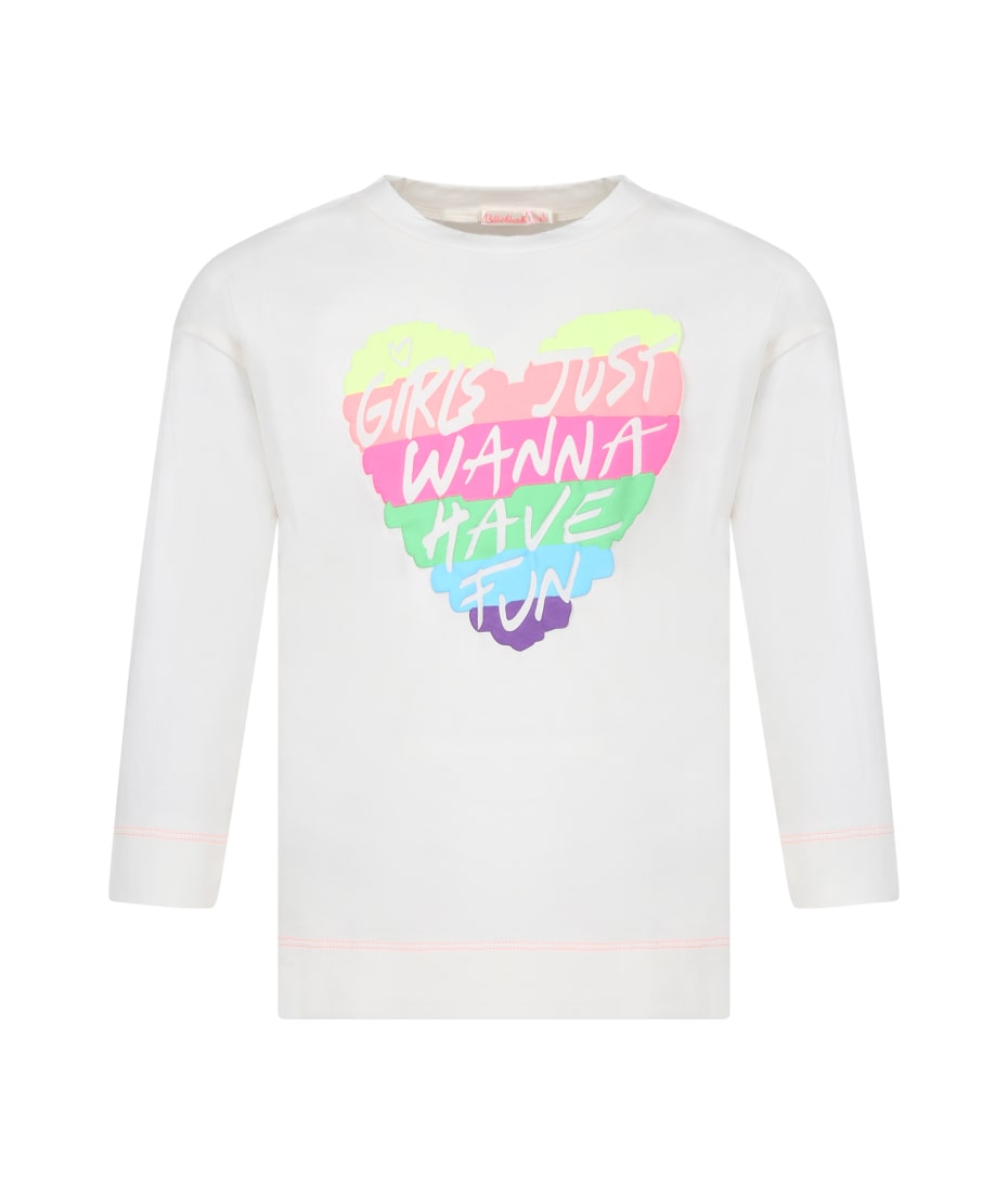 Billieblush graphic-print sweatshirt - Pink