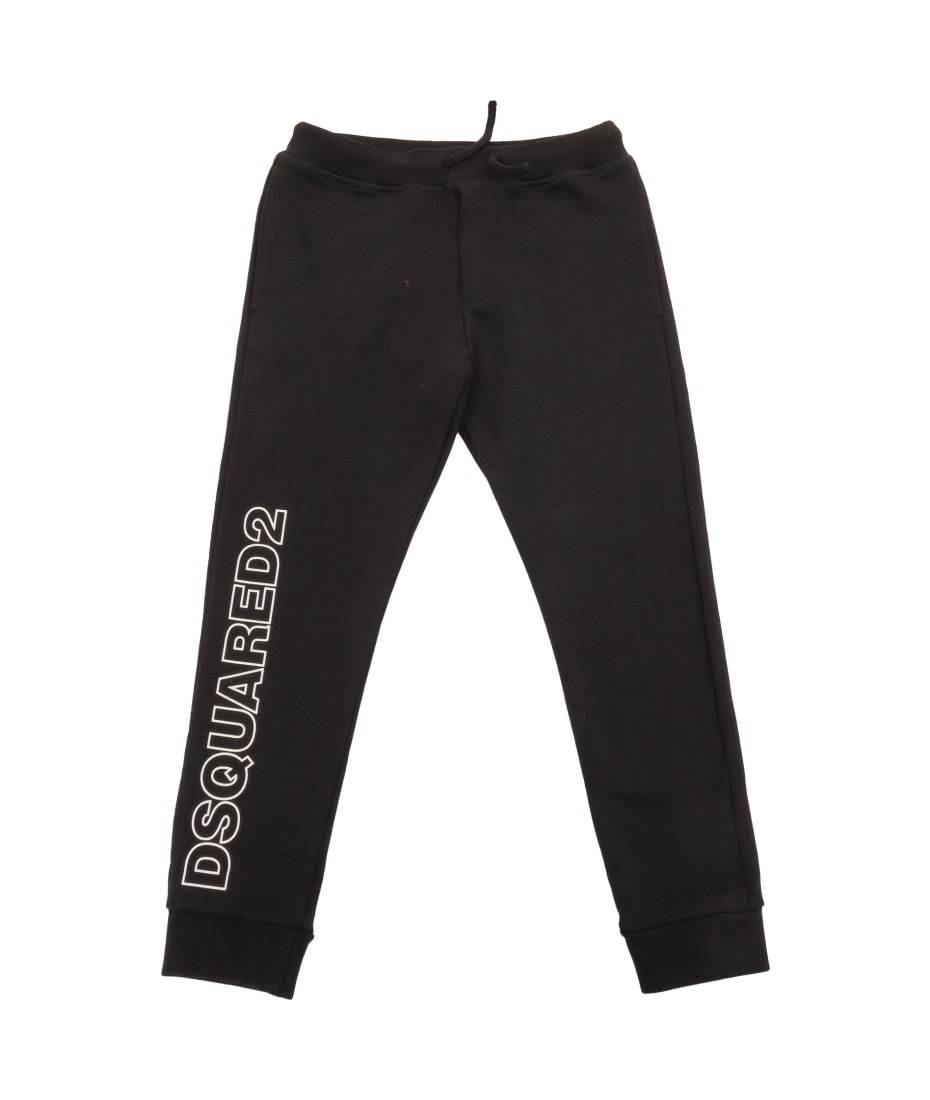 Dsquared2 - Red tracksuit bottoms with double icon logo on front