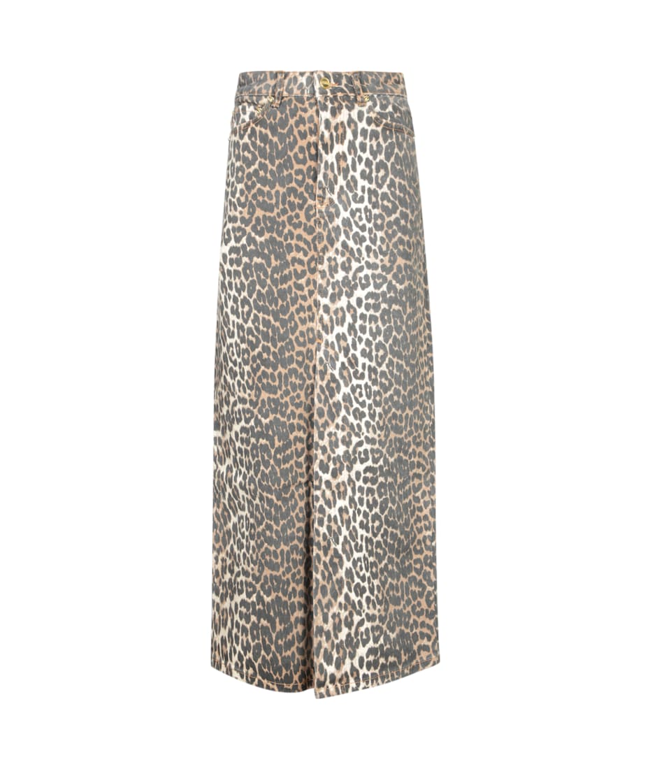 【関税&送料込】Ganni Skirt With Maxi Slit Ganni Skirt With Maxi Slit | italist