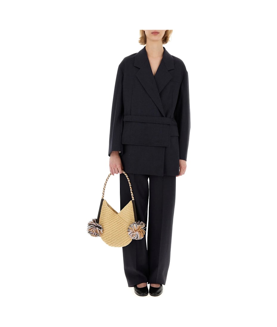 【送料&関税込】Bottega Veneta Dark Blue Wool Blazer Sartorial wool blazer in blue - Bottega Veneta | Mytheresa