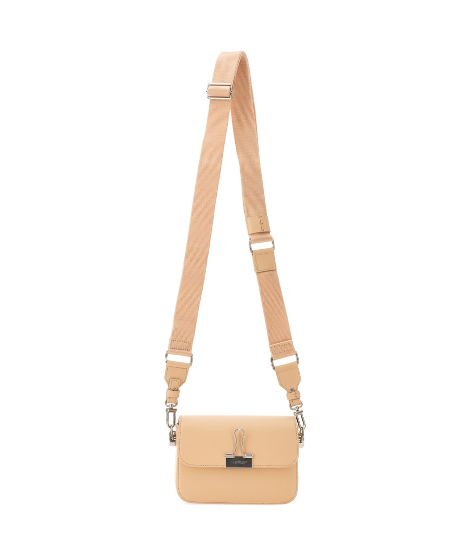 Off-White Small Leather Binder Bag