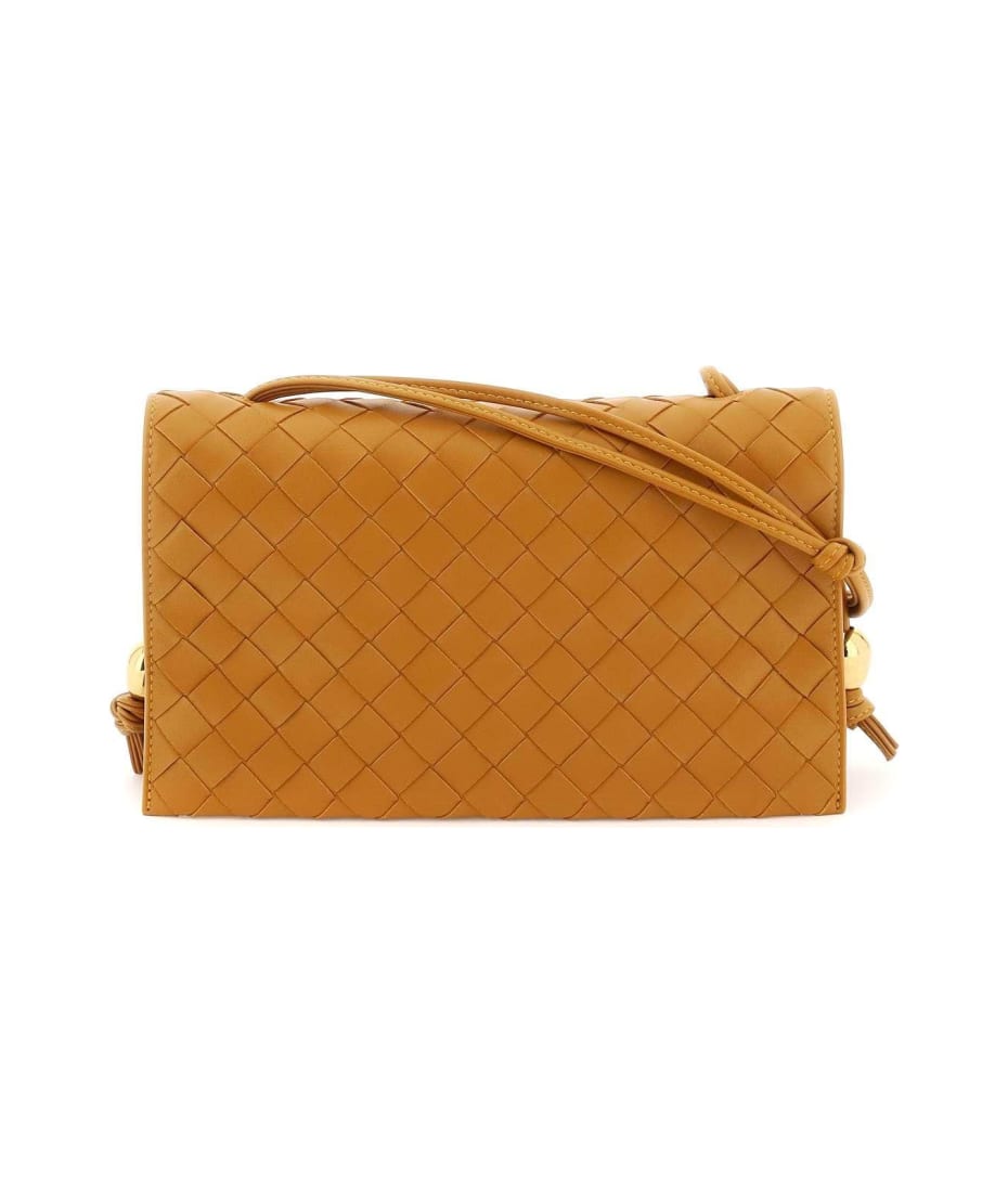 Bottega Veneta Loop Intrecciato Camera Bag Small Cob in Lambskin Leather  with Gold-tone - US