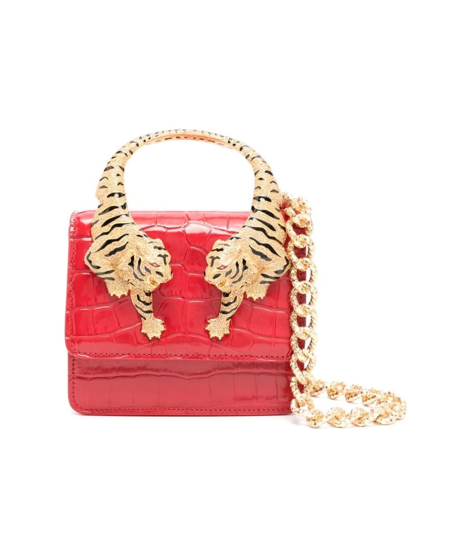 ロベルトカバッリRoberto cavalier バッグ Authentic Roberto Cavalli Top Handle Bag Deerskin | eBay
