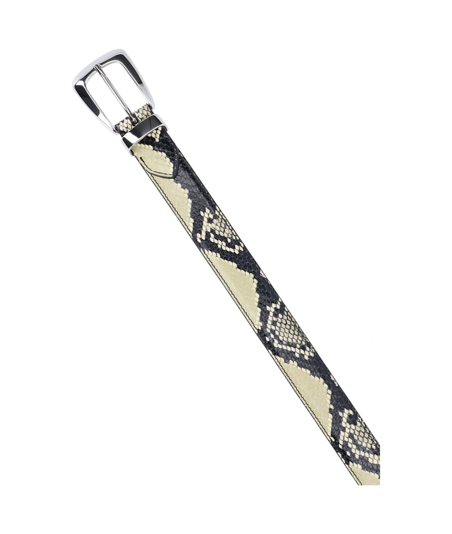 【送料&関税込】Khaite Benny Python Print Belt Khaite 'benny' Python Print Belt | italist