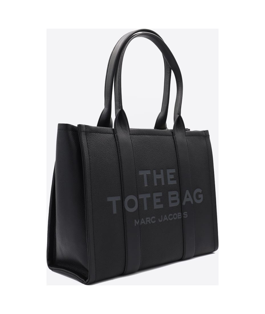 Marc Jacobs Black Leather The Large Tote Bag | italist, ALWAYS