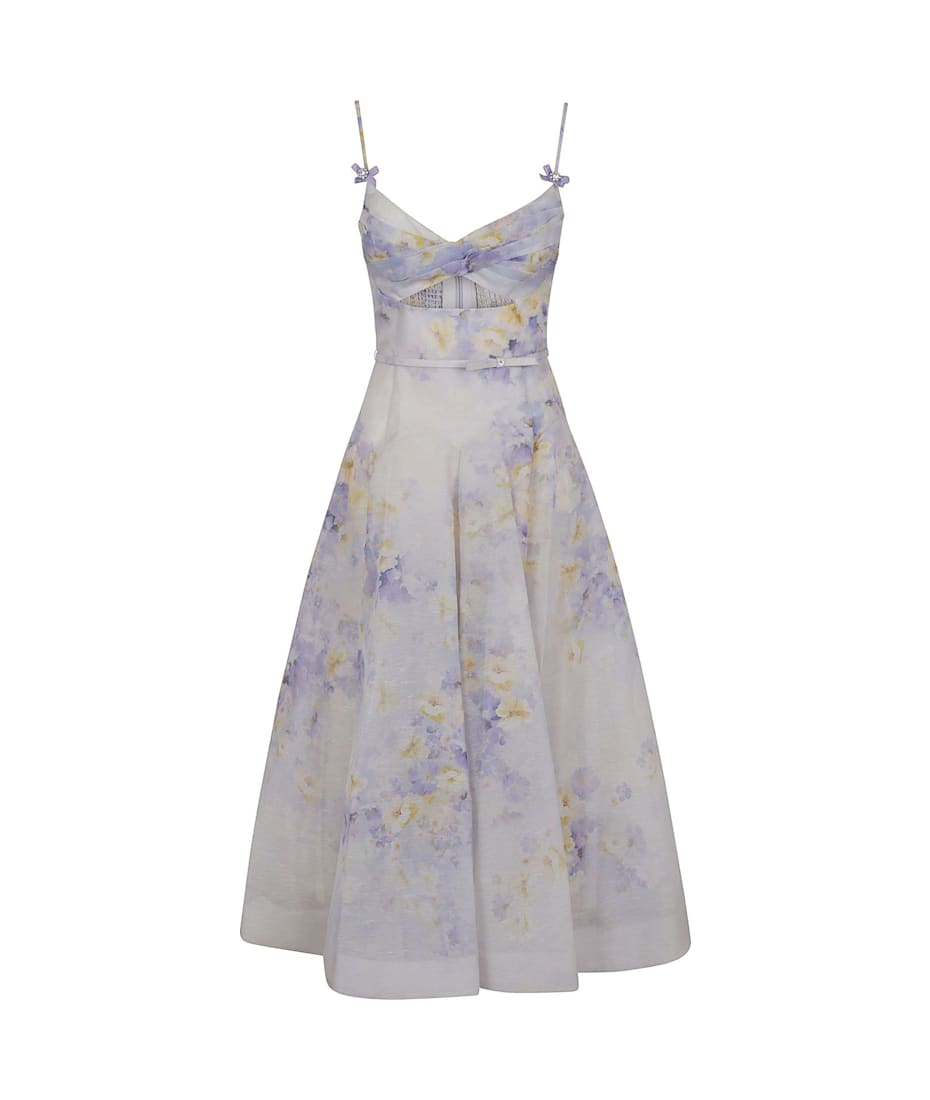 【送料&関税込】Zimmermann Printed Linen Blend Crush Dress Zimmermann Printed Linen Blend Crush Dress | italist, ALWAYS