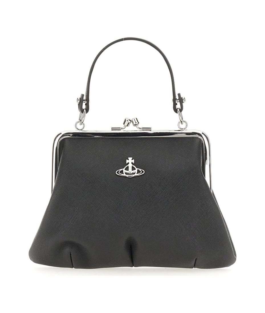Vivienne Westwood Granny Frame Pouch in Black