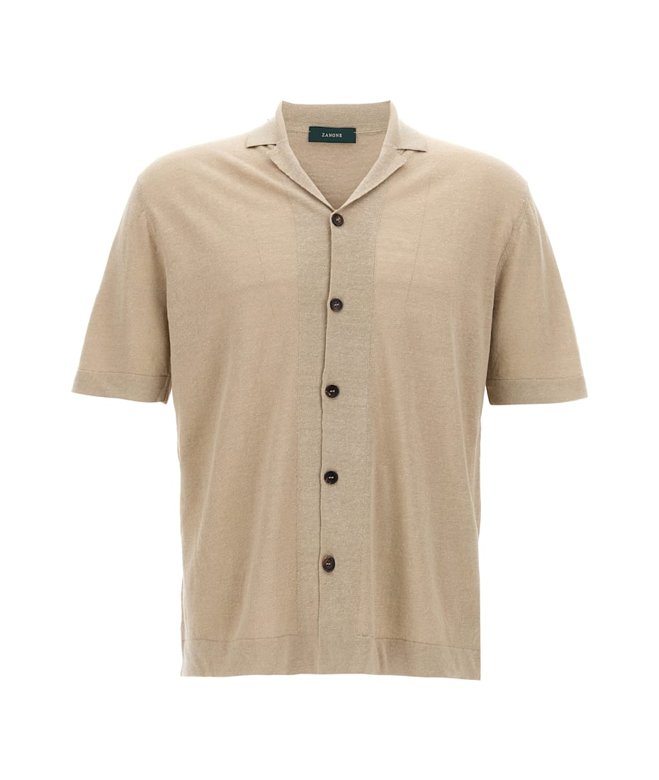 Tシャツ・カットソー ZANONE SS25 linen shirt (810147Z1353 Z0803) Zanone Linen Shirt | italist