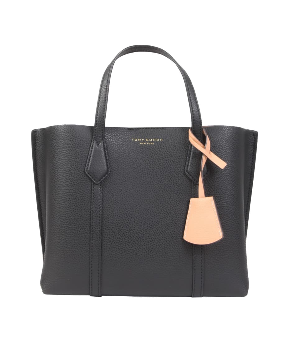 トートバッグ TORY BURCH BLACK LEATHER SMALL PERRY TOTES Tory Burch Small Perry Tote Bag | italist