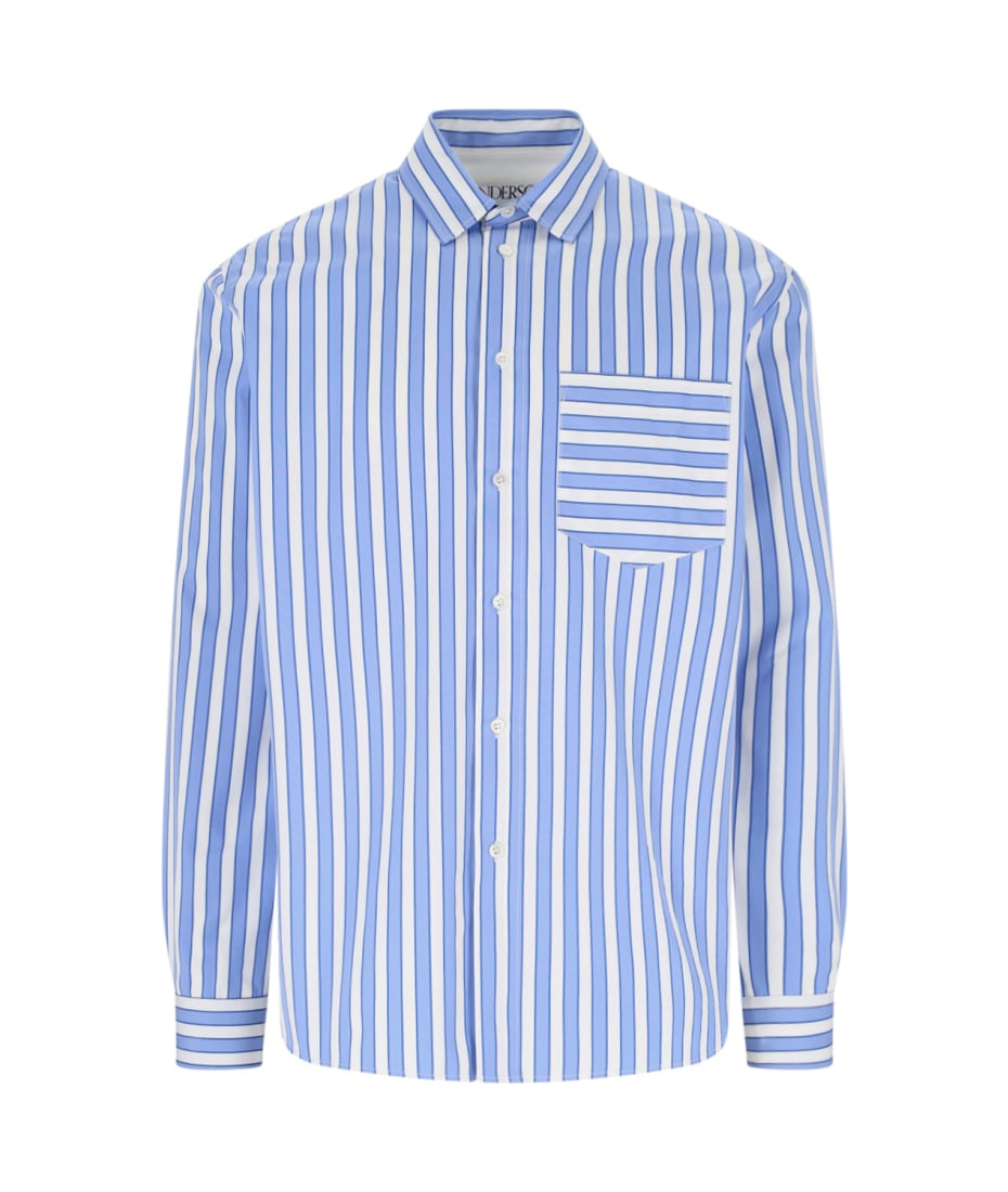 J.W. Anderson Striped Shirt With Insert Design | italist, ALWAYS LIKE A SALE