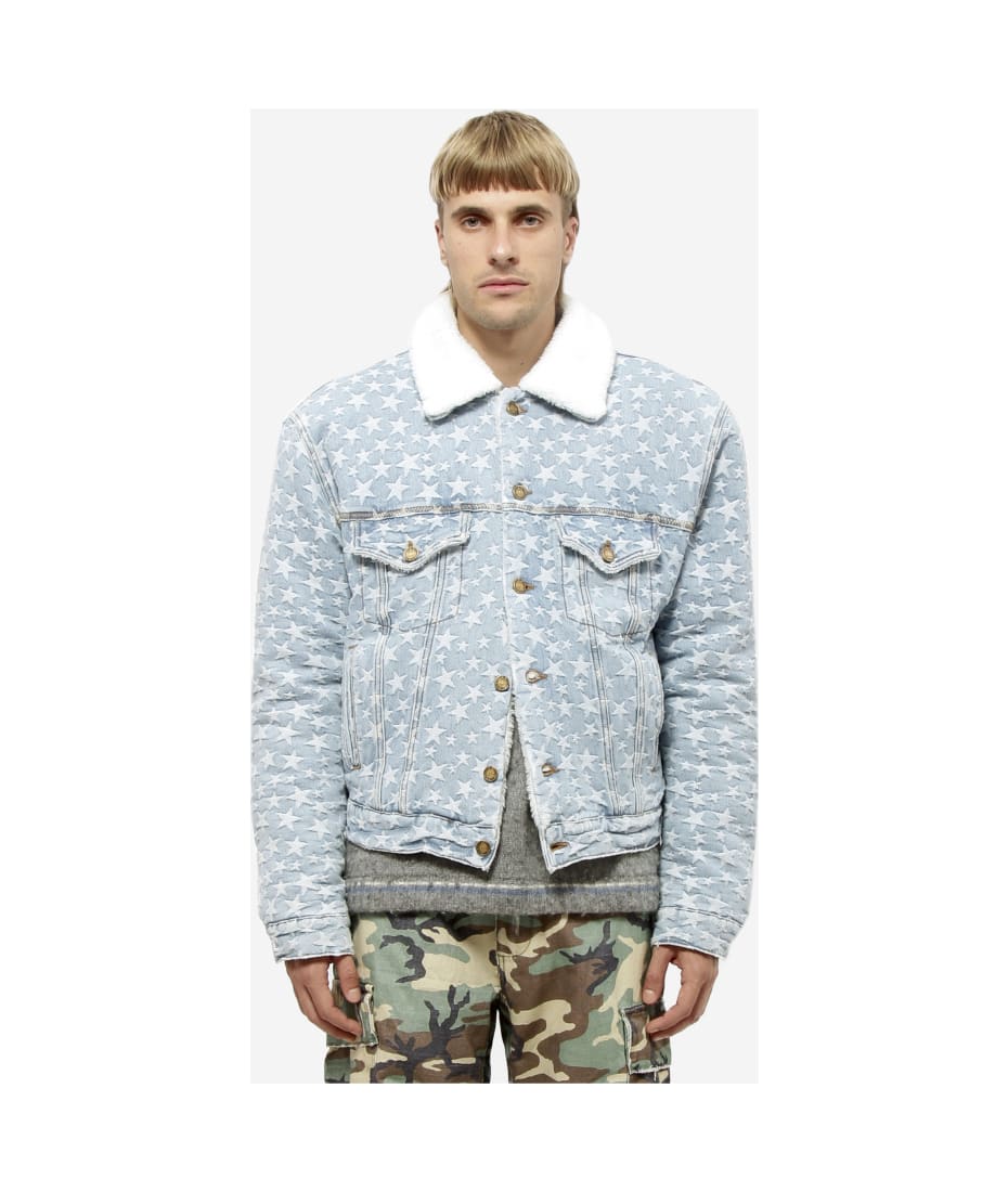ERL graphic-print Bomber Jacket - Blue