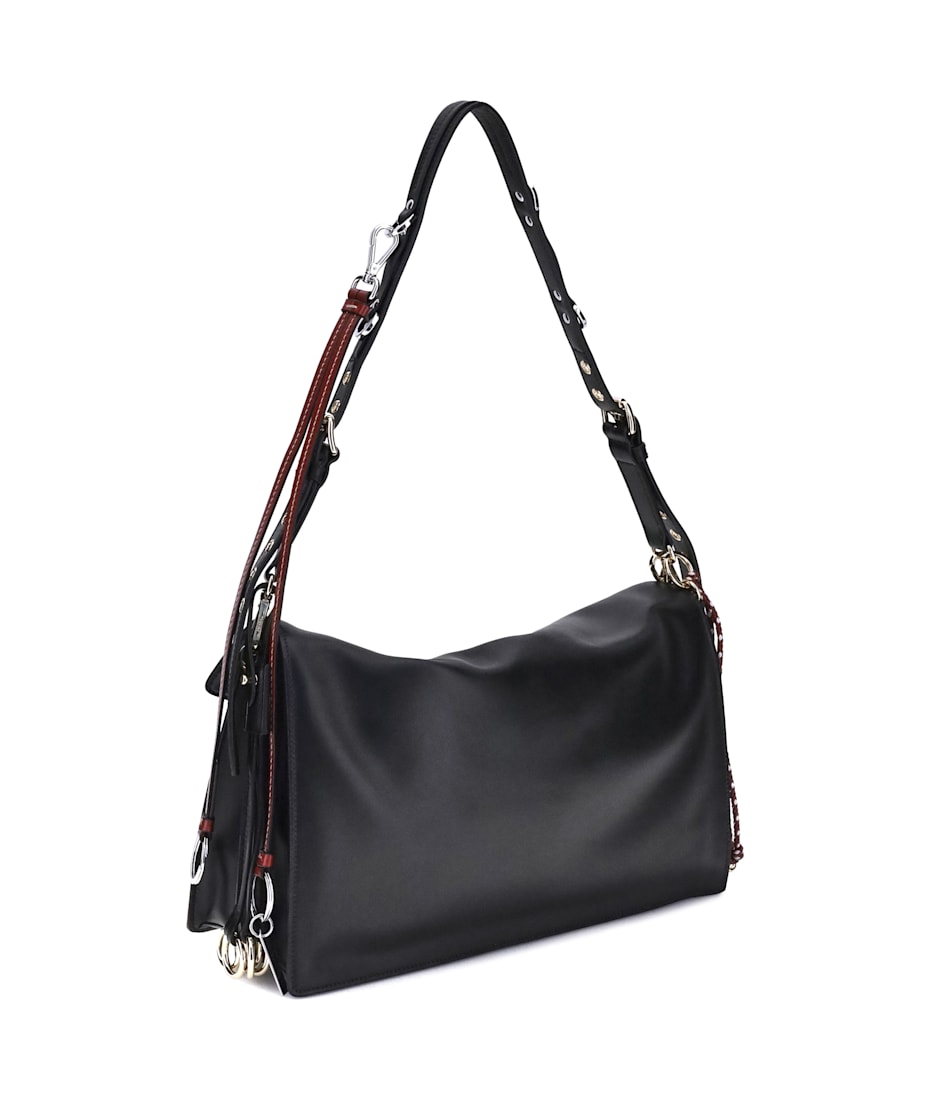 【VIP価格】PRADA Large Soft Sound Shoulder Bag Prada Large Soft Sound Shoulder Bag | Black | FARFETCH