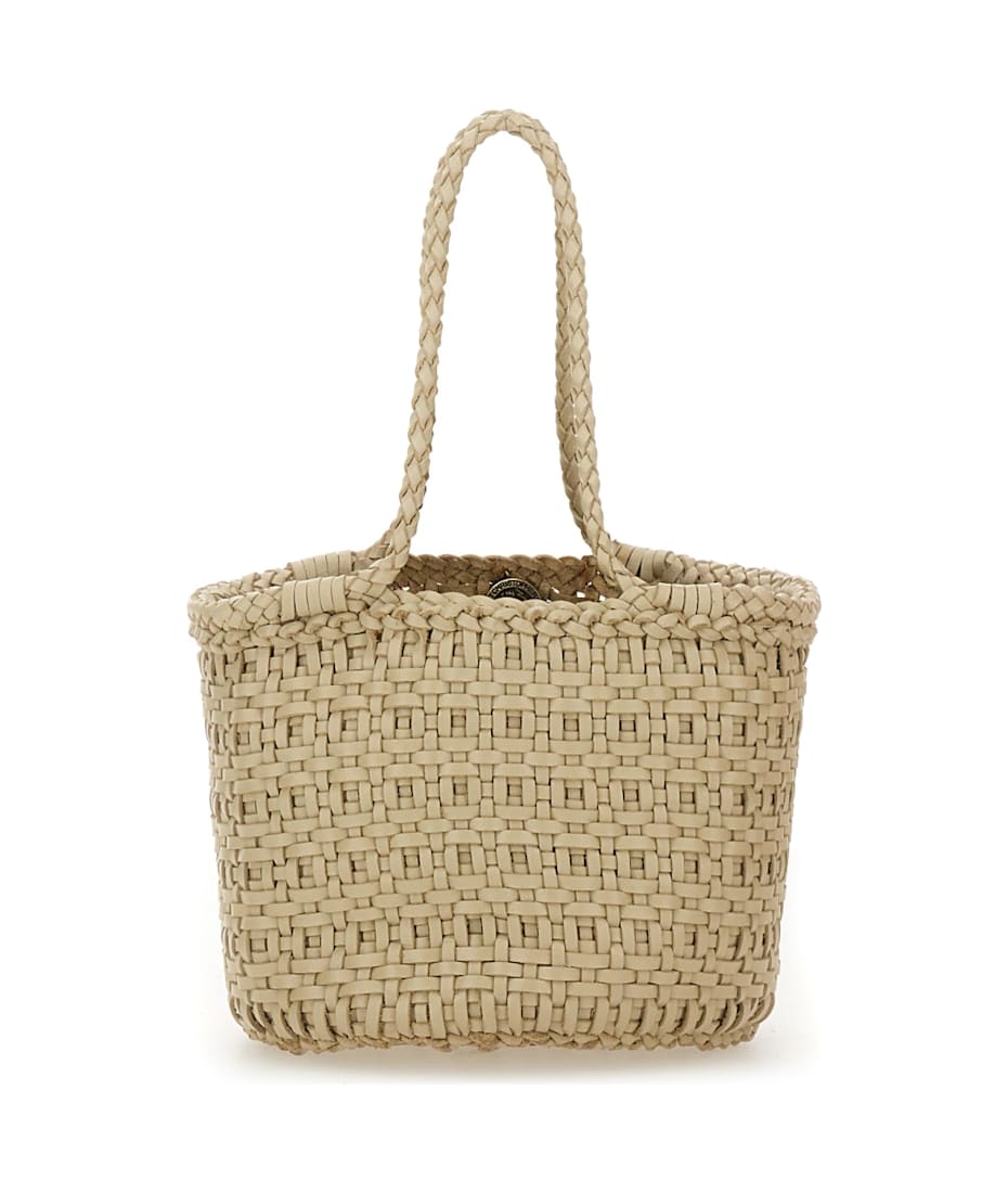 【FW25】DRAGON DIFFUSION エクリプス カナージュバスケット DRAGON DIFFUSION Eclipse woven leather tote | NET-A-PORTER
