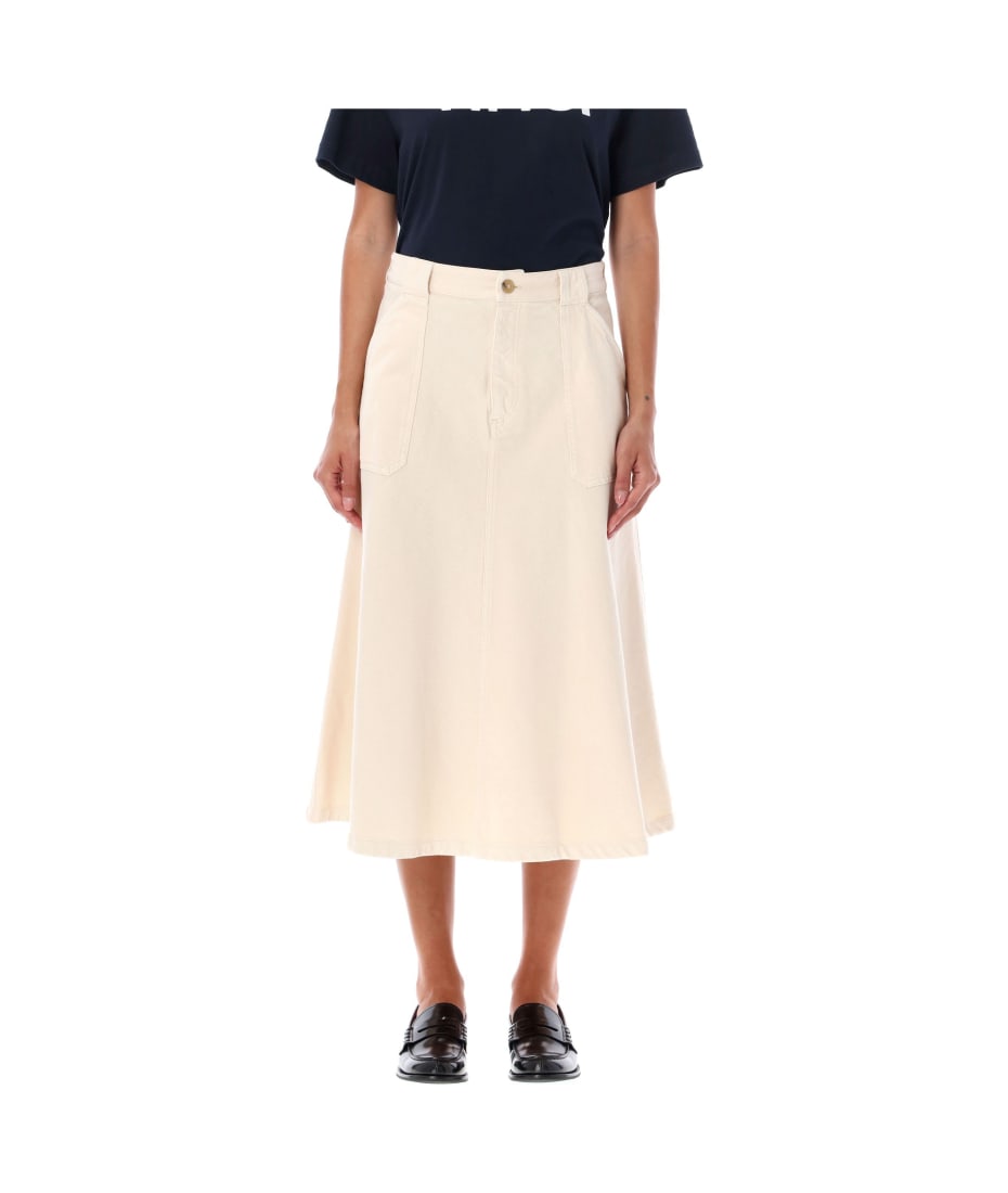 【関税&送料込】A.P.C. Laurie Skirt Laurie skirt | Canvas | A.P.C. Ready-to-Wear