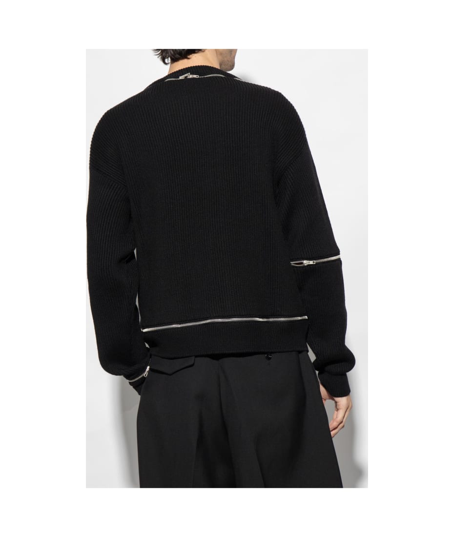 Moschino Wool Sweater With Zips | italist