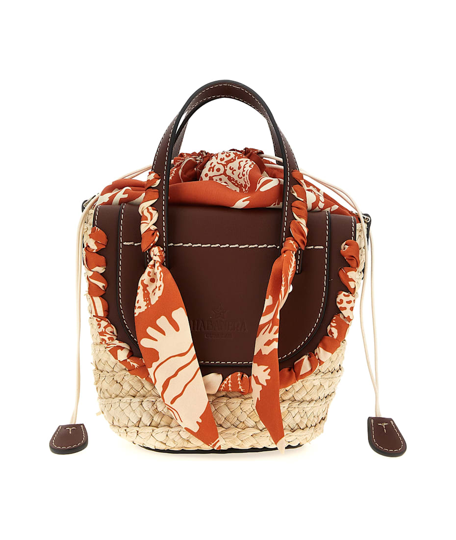 トートバッグ CUBA LAB Cuba Lab 'Habanera Silk- Orangerie' handbag Cuba Lab 'habanera Silk- Orangerie' Handbag トートバッグ