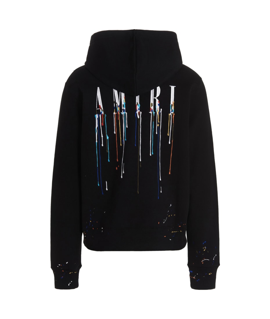 AMIRI Slate Cotton Sweatshirt AMIRI 'paint Drip Core Logo AMIRI Slate Cotton Sweatshirt AMIRI 'paint Drip Core Logo