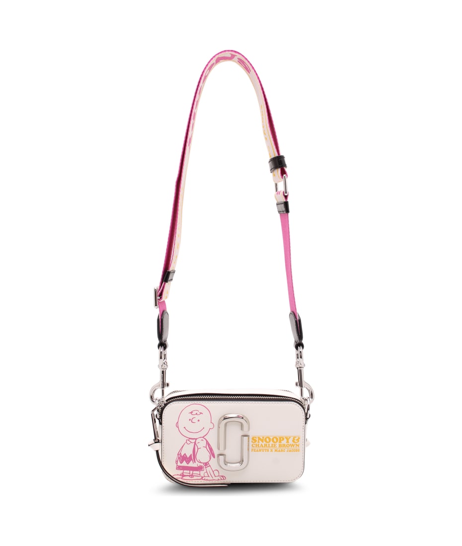 MARC JACOBS✖️SNOOPY Marc Jacobs 'snapshot Peanuts Snoopy' Leather Shoulder Bag