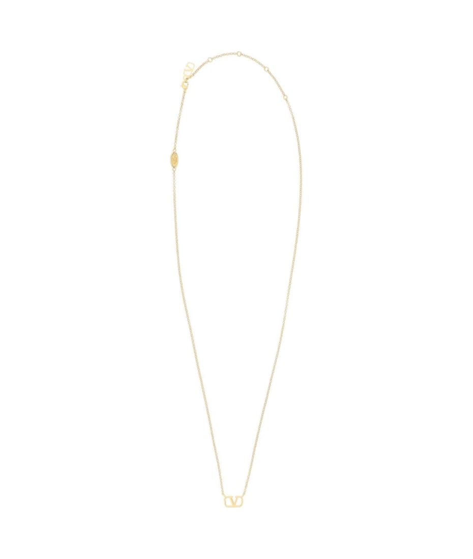 Valentino Garavani Vlogo Metal Chain Choker Man Gold Onesize