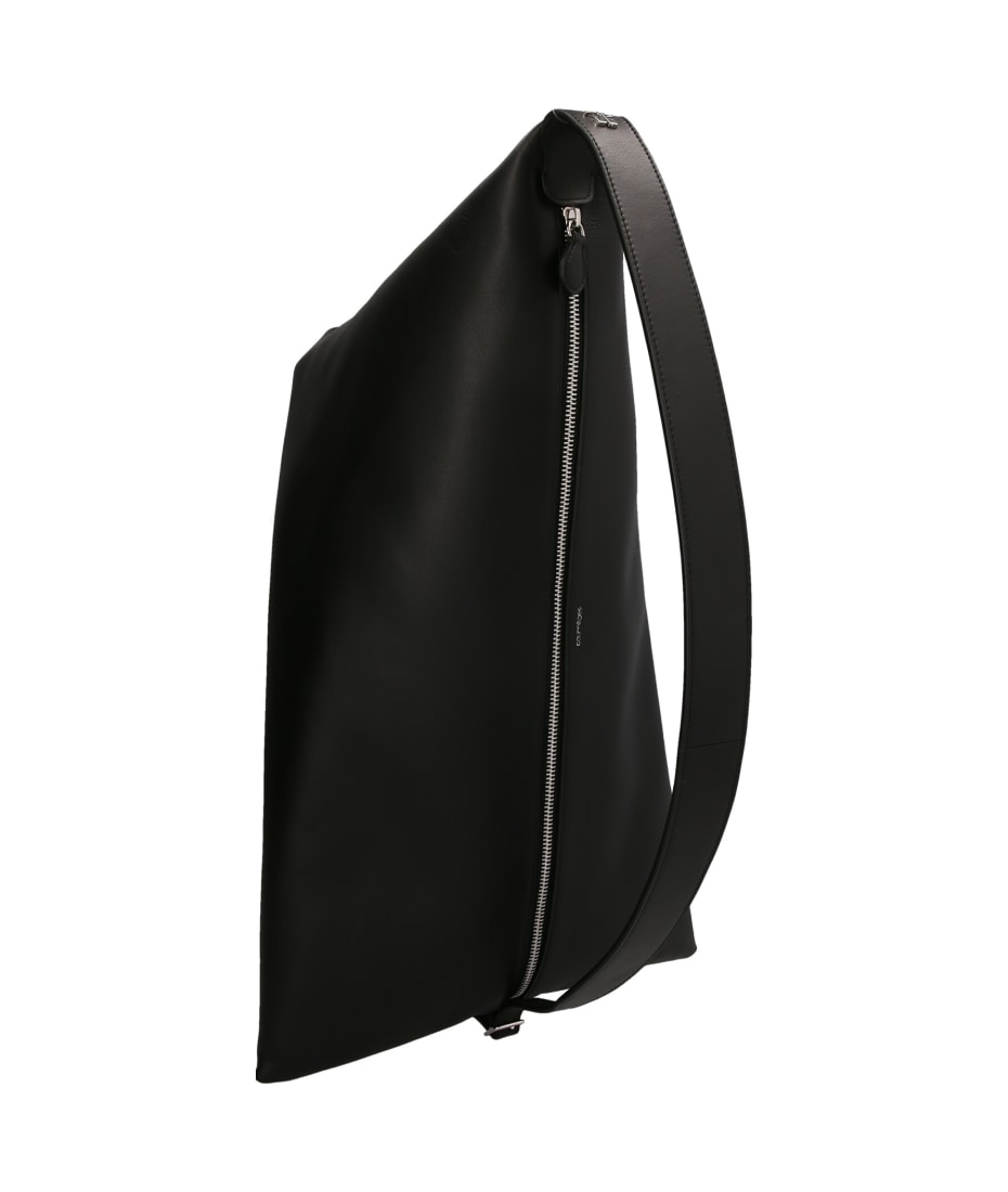 Courrèges 'medium Shark' Crossbody Bag - Black  