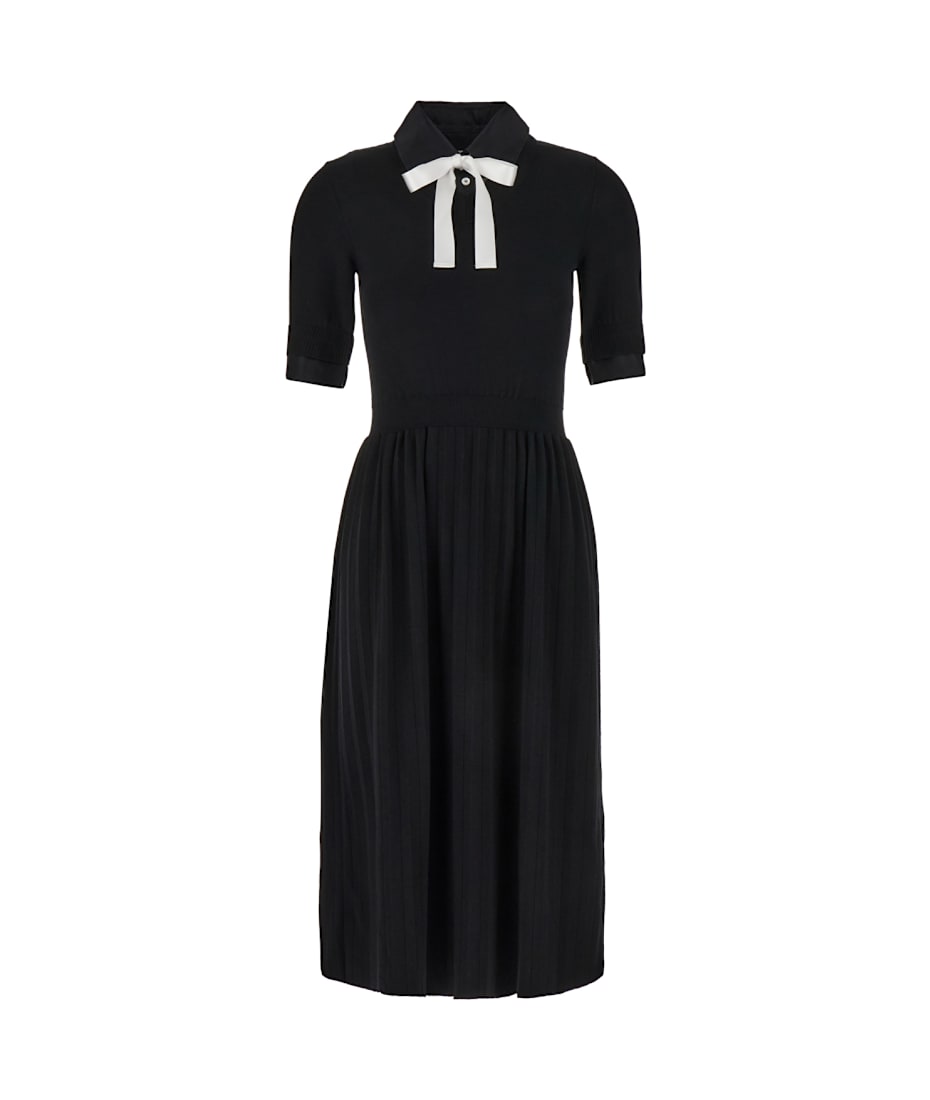 【送料&関税込】Prada Black Stretch Wool Blend Dress Prada Black stretch wool blend dress from $1,925.00 - on