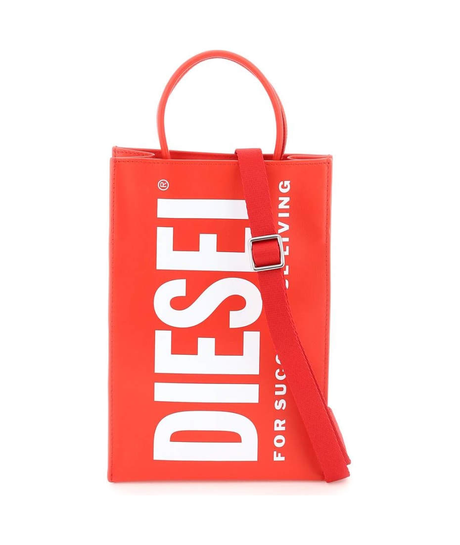 Diesel Dsl Shopper Medium Leather Bag italist