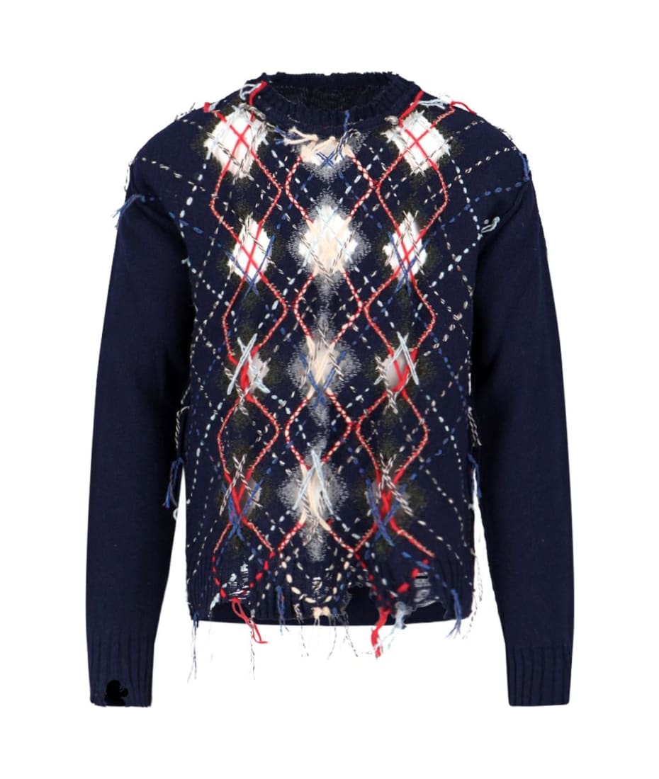 Maison Margiela Fringed Detail Sweater | italist